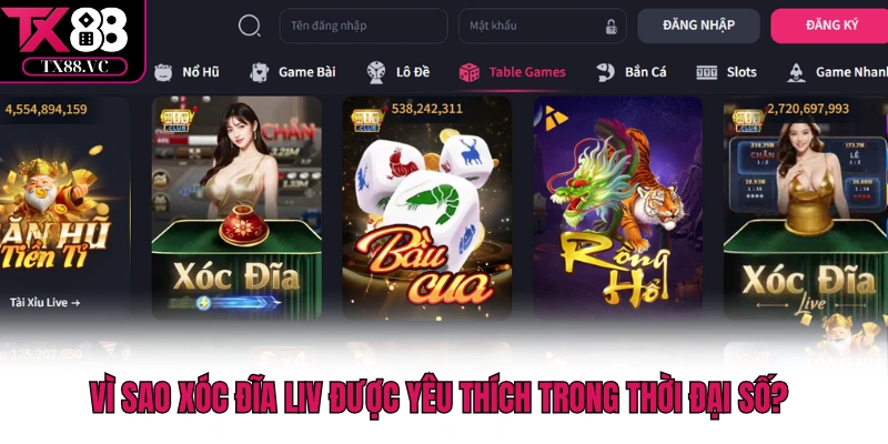 Vì sao xóc đĩa live được yêu thích trong thời đại số?